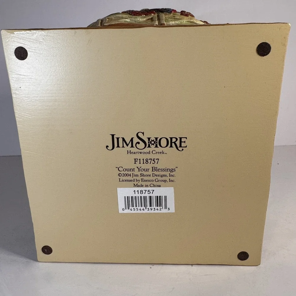 Jim Shore Heartwood Creek Count Your Blessings Pumpkin Autumn Thanksgiving NIB